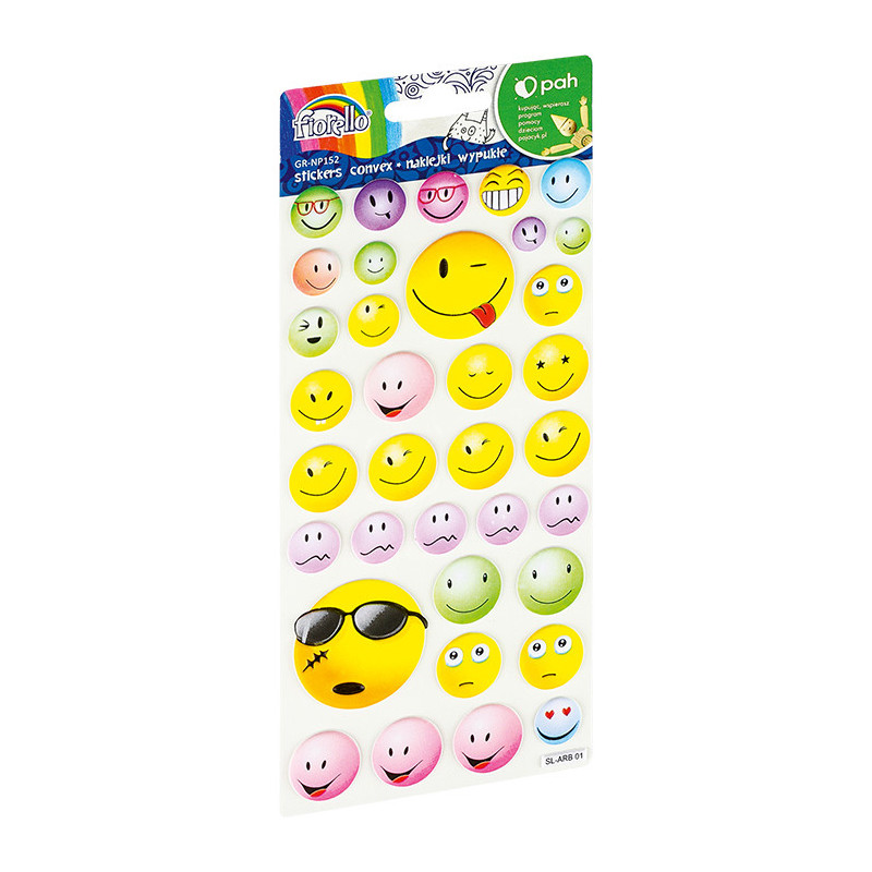 Naklejki wypukłe buźki okulary słoneczne GR-NP152 FIORELLO 170-2761
