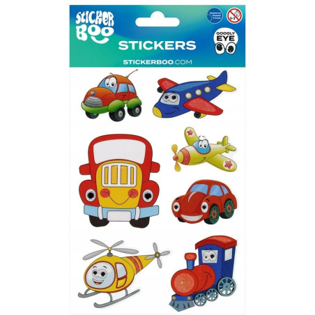 Naklejki 140x260mm POJAZDY 537777 STICKERBOO