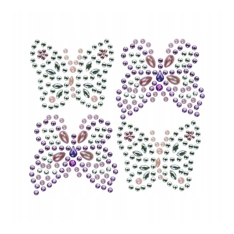 Kryształki samoprzylepne MOTYL 627653 24MH03214 TITANUM