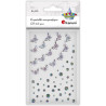 Kryształki samoprzylepne MOTYLE + Kropki (64 sztuki) 627664 24SL0341 TITANUM