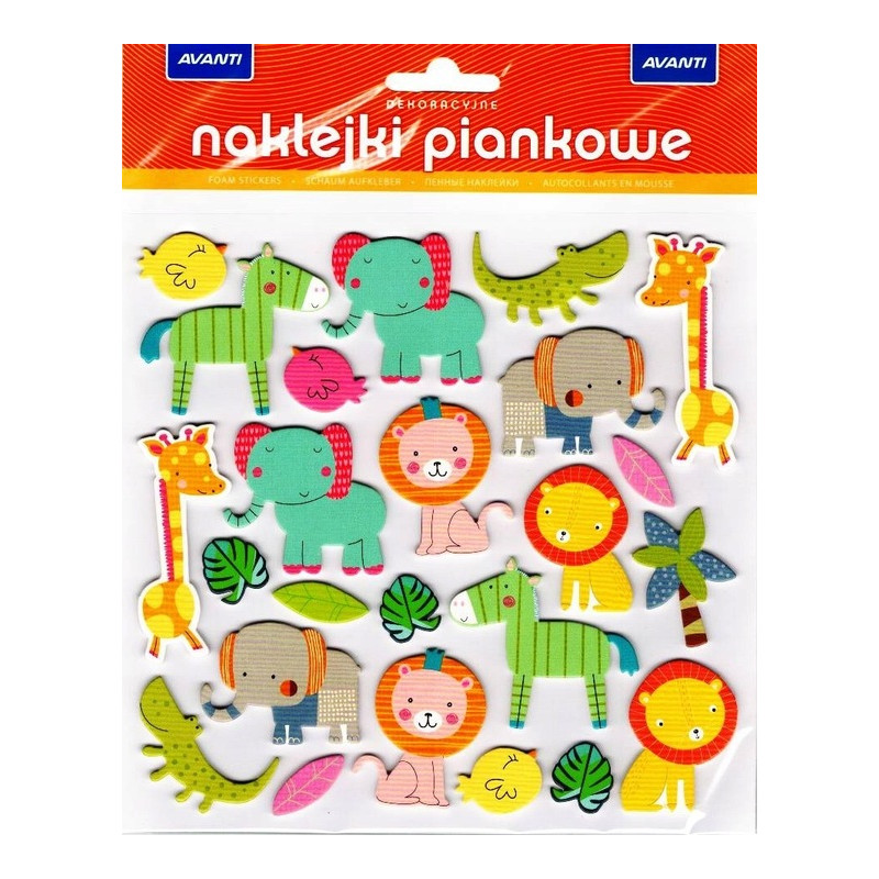 Naklejki dekoracyjne piankowe mix wzorów AVANTI