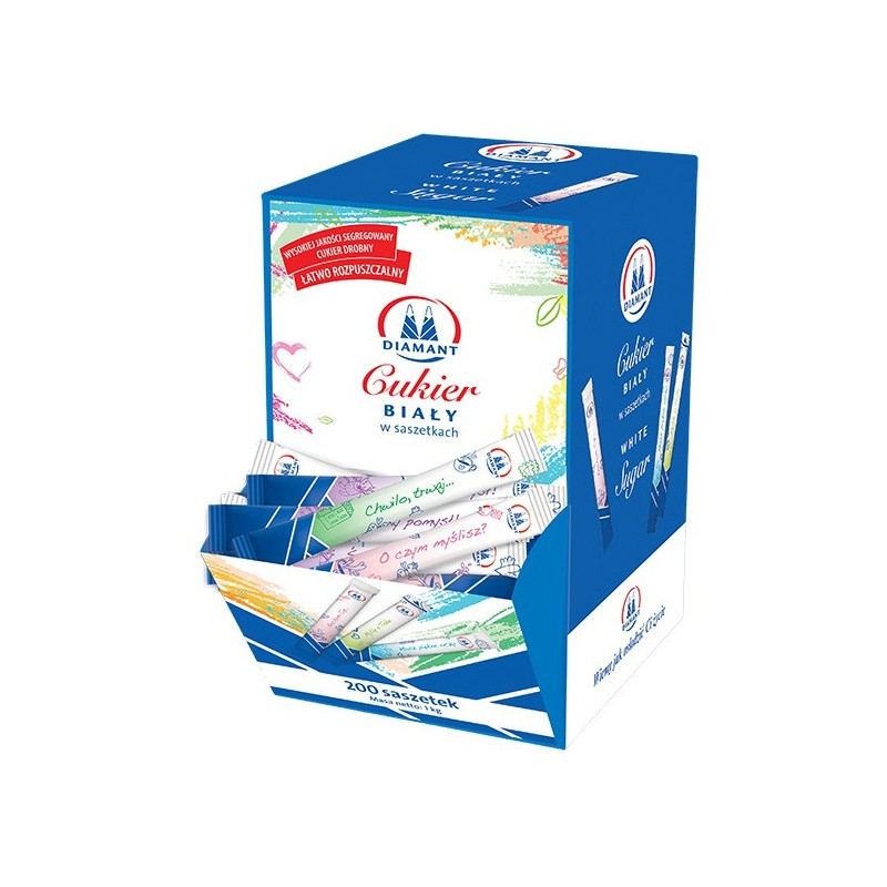 Cukier DIAMANT biały w saszetkach 200x5gr