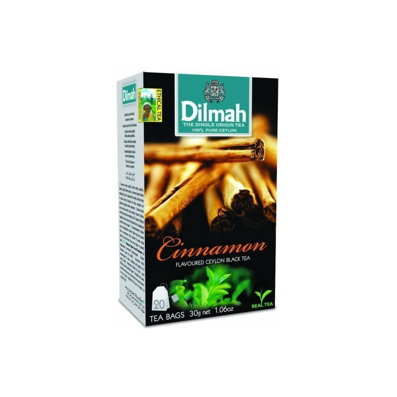 Herbata DILMAH (20 torebek) czarna z aromatem Cynamon