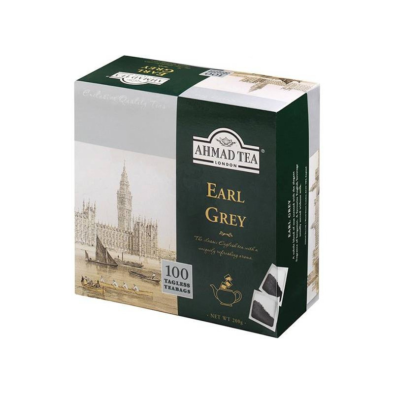 Herbata AHMAD TEA EARL GREY 100 torebek bez zawieszki