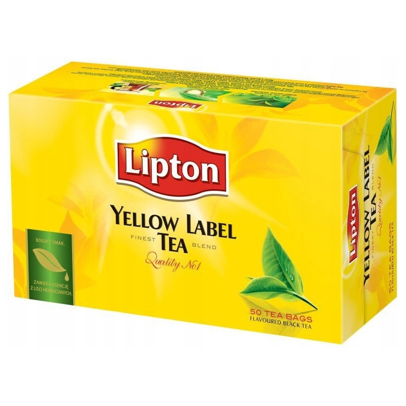 Herbata LIPTON YELLOW LABEL 50 torebek