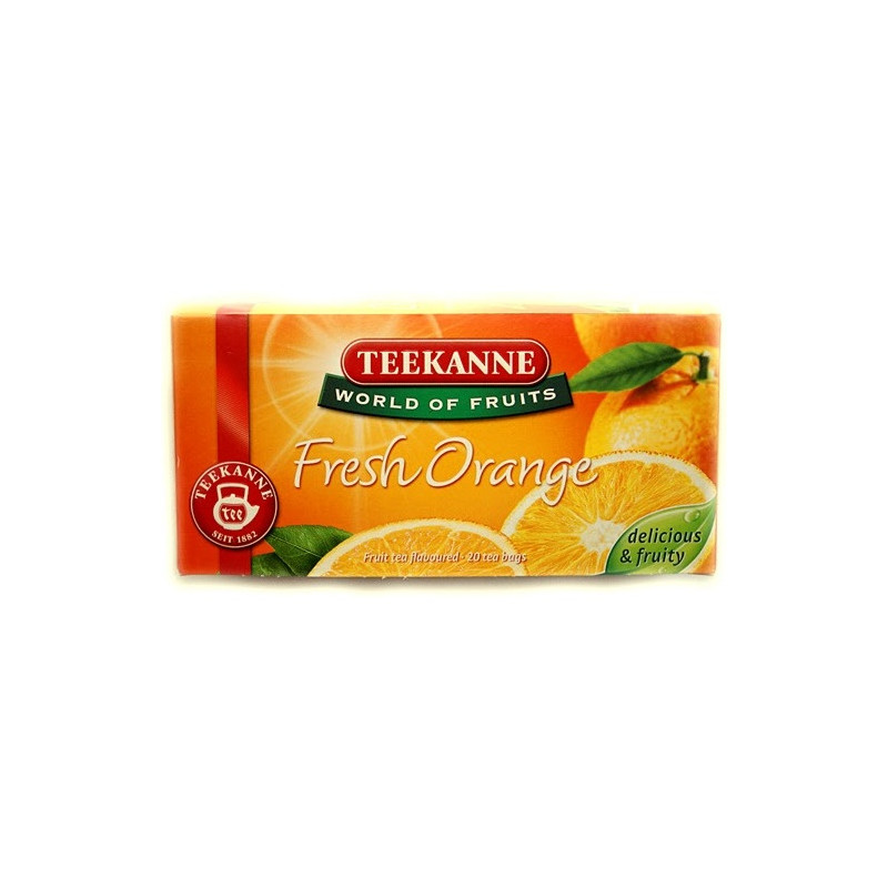 Herbata TEEKANNE owocowa (20 torebek x 2,25g) o smaku pomarańczowym FRESH ORANGE