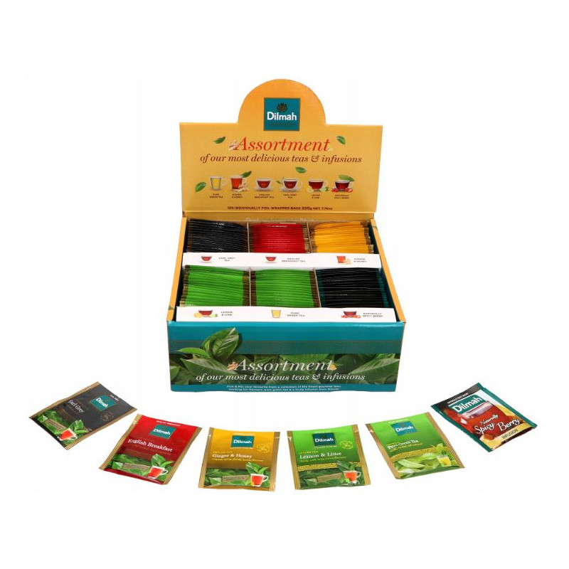 Herbata DILMAH PICK`N`MIX zestaw 120t 6 smaków