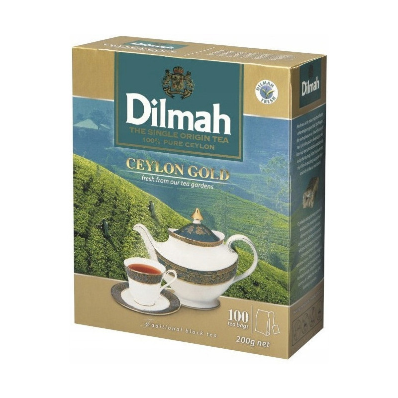 Herbata DILMAH CEYLON GOLD (100 torebek*2g) czarna
