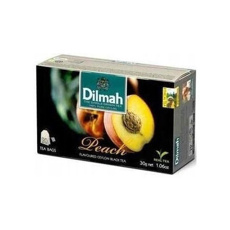 Herbata DILMAH (20 torebek) czarna z aromatem Brzoskwinia