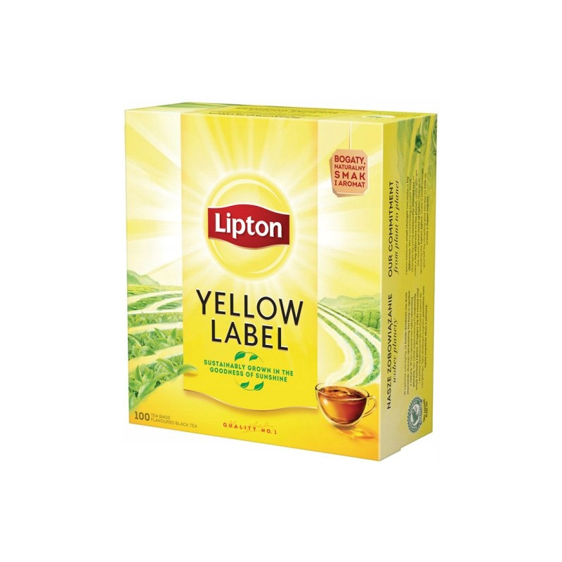 Herbata LIPTON YELLOW LABEL 100 torebek 2g