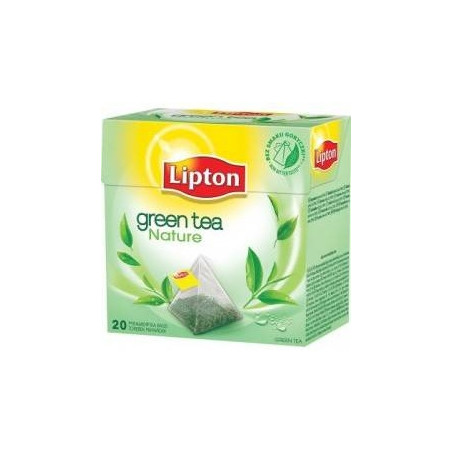 Herbata LIPTON PIRAMID (20 torebek) zielona GREEN TEA NATURE