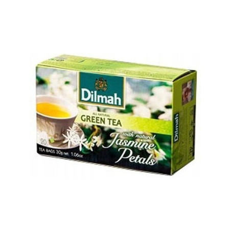 Herbata DILMAH (20 torebek) zielona z kwiatem jaśminu
