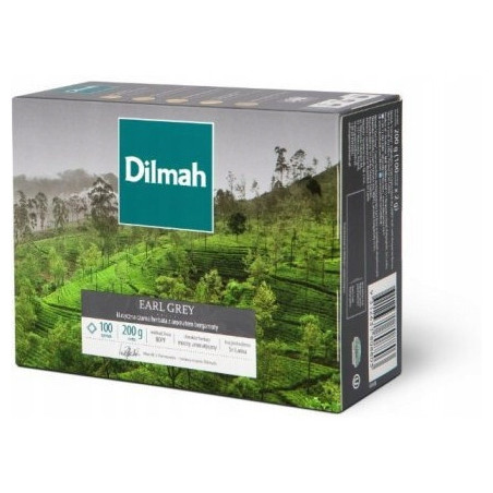 Herbata DILMAH (100szt x2g) czarna EARL GREY