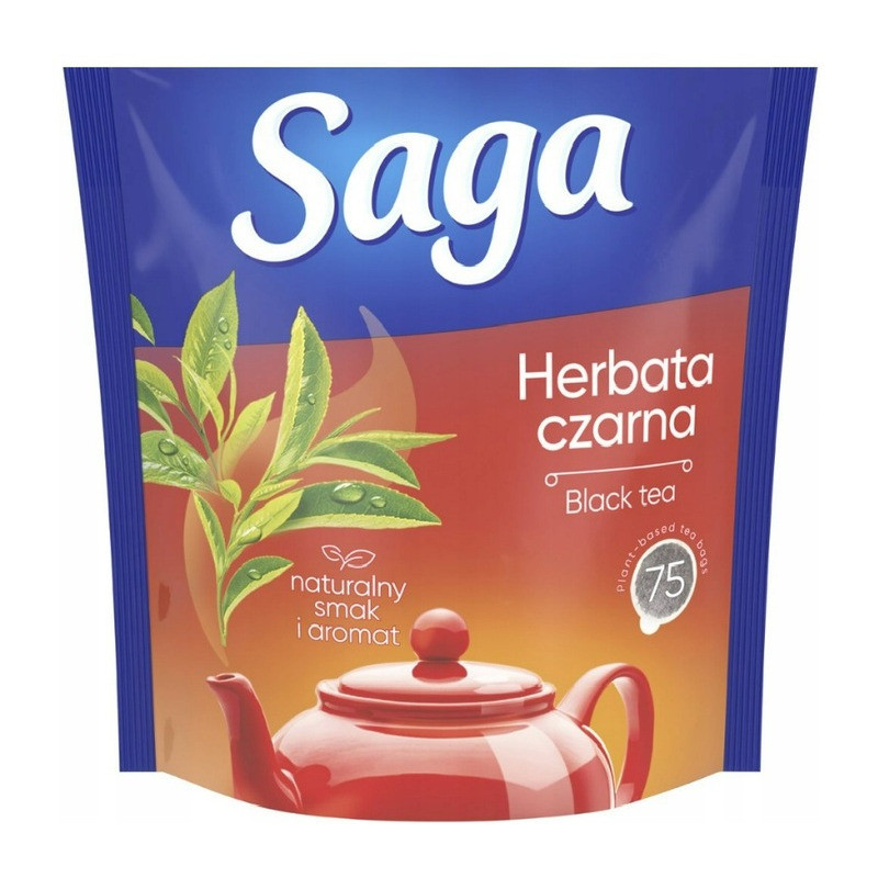 Herbata SAGA czarna (75 torebek*1,4g)