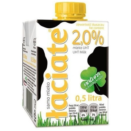 Mleko ŁACIATE UHT 2% 0.5L
