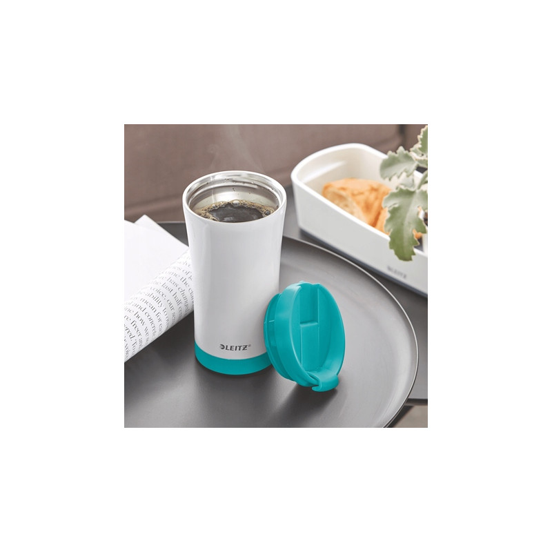 Kubek podróżny Leitz WOW, turkusowy 90140051