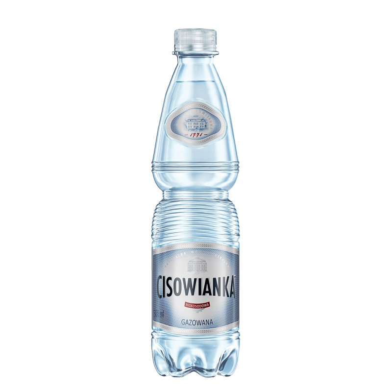 Woda mineralna CISOWIANKA 0.5L (12szt) gazowana