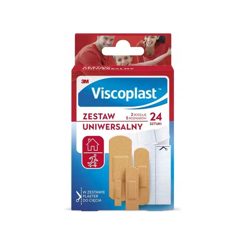 Zestaw plastrów uniwersalny VISCOPLAST mix 3M-4054596798328