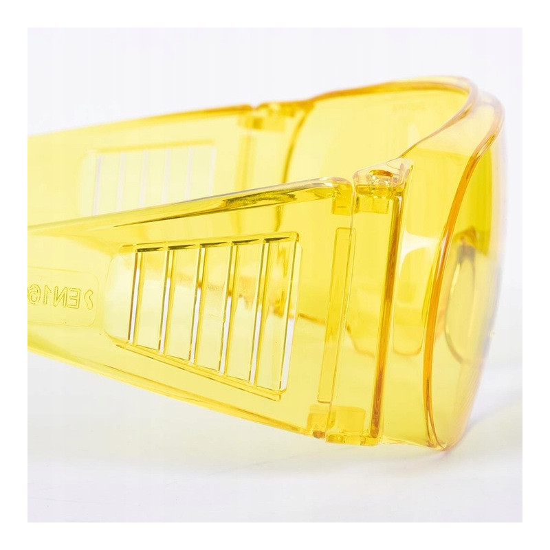 Okulary ochronne REIS ICE Y przeciwodpryskowe żółte (GOG-ICE-LIGHT Y UNI)