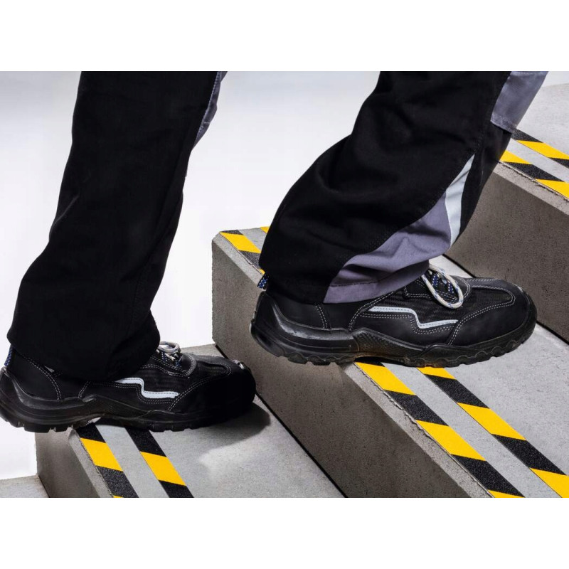 Taśma antypoślizgowa DURALINE GRIP+ 25mm 15m żółto-czarna 1095130 DURABLE