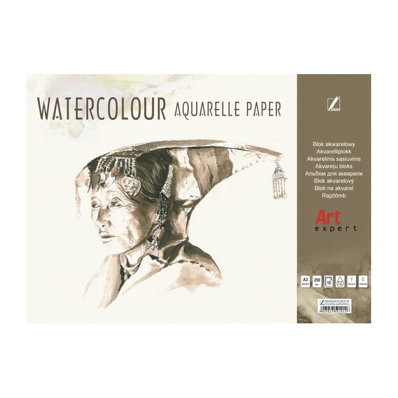 Blok akwarelowy A3 10k 250g Art Expert KRESKA