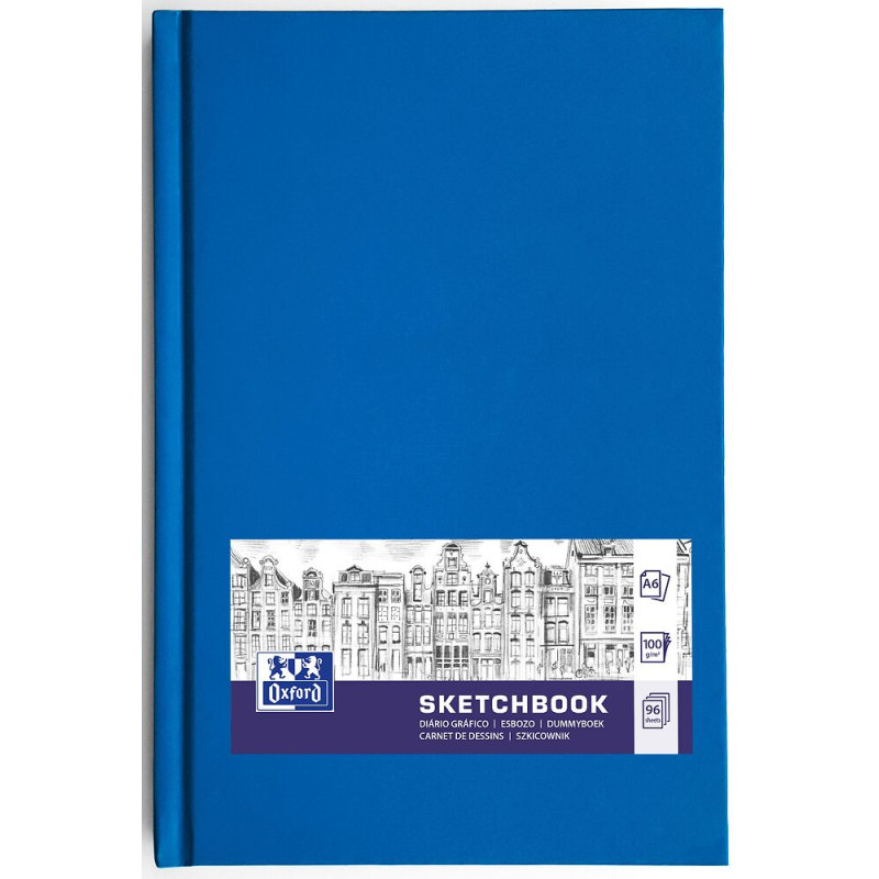 Szkicownik Sketchbook szyty A6 96k 100g mix kolorów 400152625 OXFORD