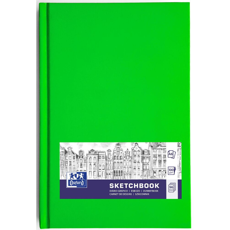 Szkicownik Sketchbook szyty A6 96k 100g mix kolorów 400152625 OXFORD