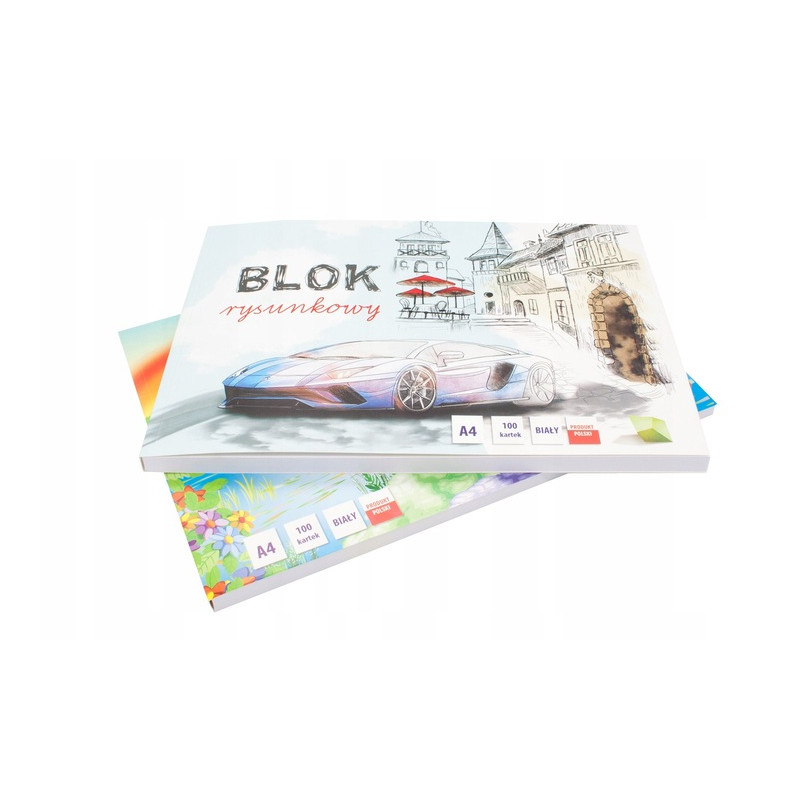 Blok rysunkowy A4 100k KRESKA