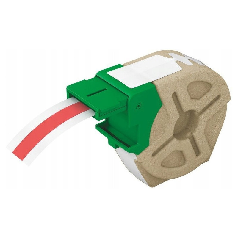 Kaseta z samoprz.poliestrową taśmą 12mm czerwona 10m 7015-00-25 LEITZ ICON