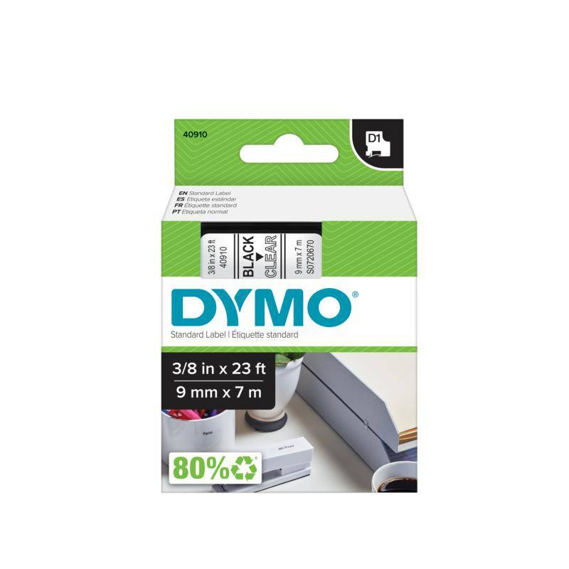 Taśma 9mm/7m czarny /przez. 40910 DYMO S0720670