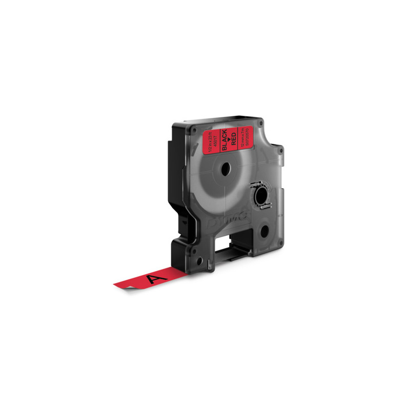 Taśma 12mm/7m czarny /czerwony 5045017 DYMO S0720570