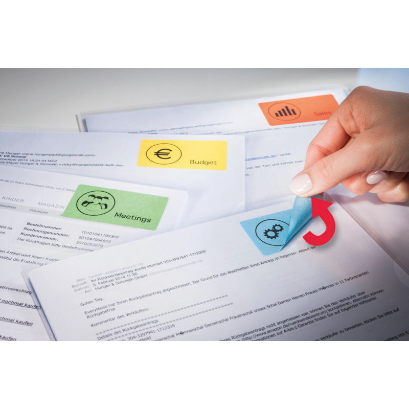 Etykieta czerwona 25,4x10mm (20arkuszy  3780 etykiet) L6036-20 AVERY ZWECKFORM