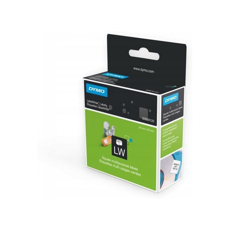 Etykiety DYMO MULTI 25x25 biały S0929120