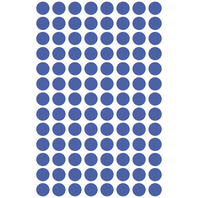 Usuwalne kółka 8mm 416szt./op. niebieskie 3591 AVERY ZWECKFORM