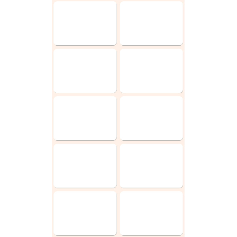 Etykiety ZF 38x29mm 40etyk.3078 białe do opisywania ręcznego AVERY ZWECKFORM