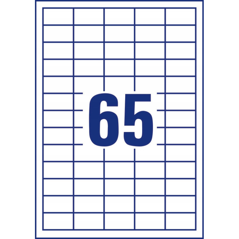Etykiety A4 białe(100 arkuszy) 38x21.2mm 3666 AVERY ZWECKFORM