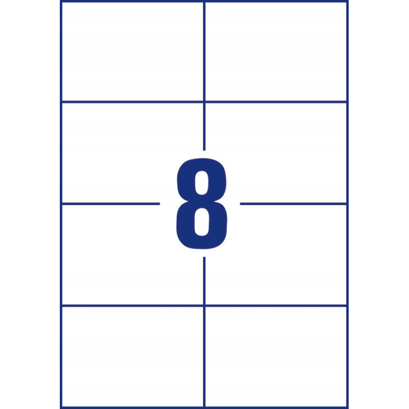 Etykiety A4 białe (100 arkuszy) 105x74mm 3427 AVERY ZWECKFORM