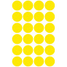 Trwałe kółka do zaznaczania 18mm 96szt./op. zółte 3007 AVERY ZWECKFORM