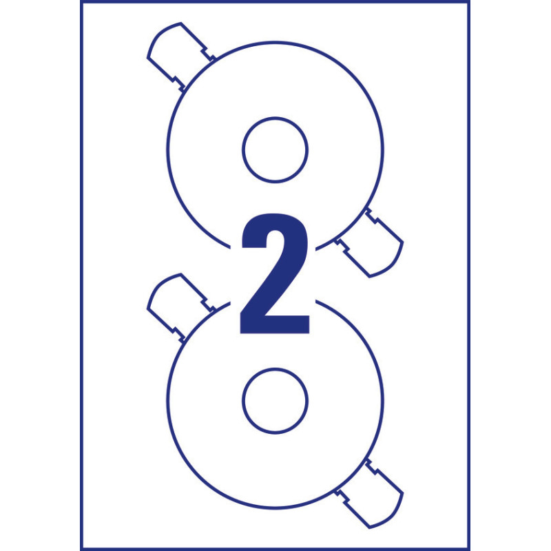 Etykiety A4 białe (25 arkuszy) Q117mm L6015-25 AVERY ZWECKFORM