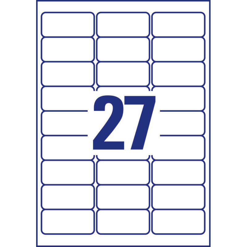 Etykiety plomby (20 arkuszy) 63,5*29,6mm L6114-20 AVERY ZWECKFORM