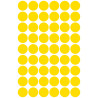 Etykiety kółka Q12mm żółte 3144 AVERY ZWECKFORM
