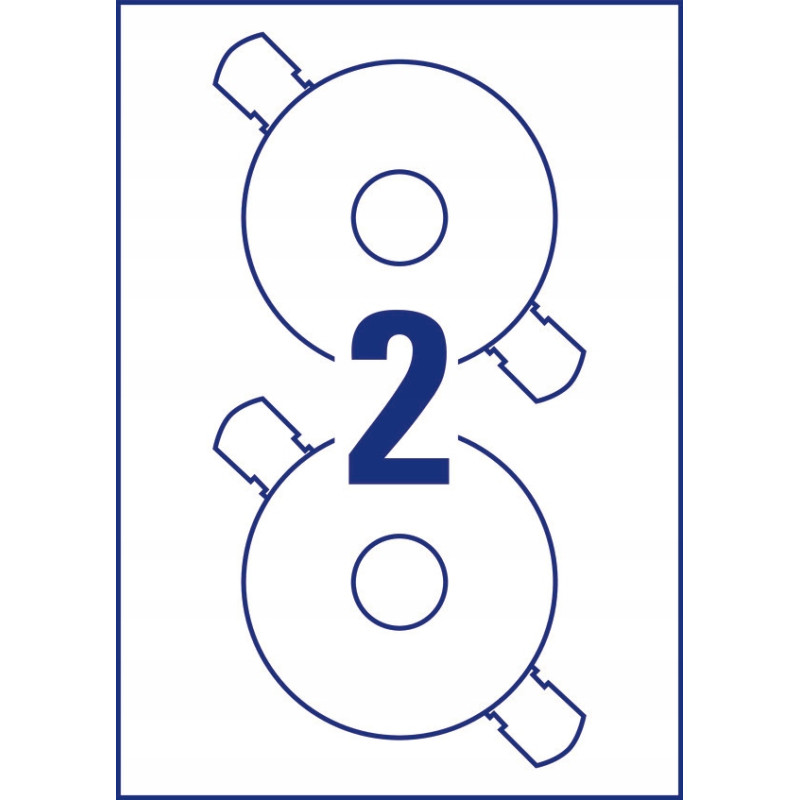 Etykiety A4 białe (100 arkuszy) Q117mm L6043-100 AVERY ZWECKFORM