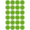 Usuwalne kółka 18mm 96szt./op. zielone 3597 AVERY ZWECKFORM