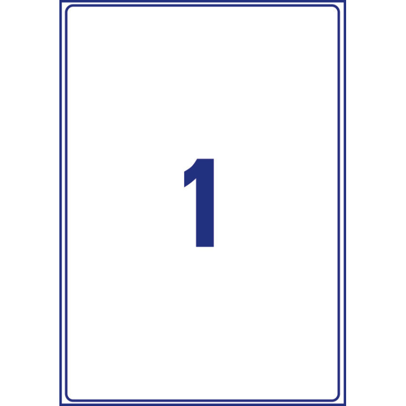 Etykiety kryjące wysyłkowe BlockOut, 199,6x289,1mm L7167B-100 AVERY ZWECKFORM