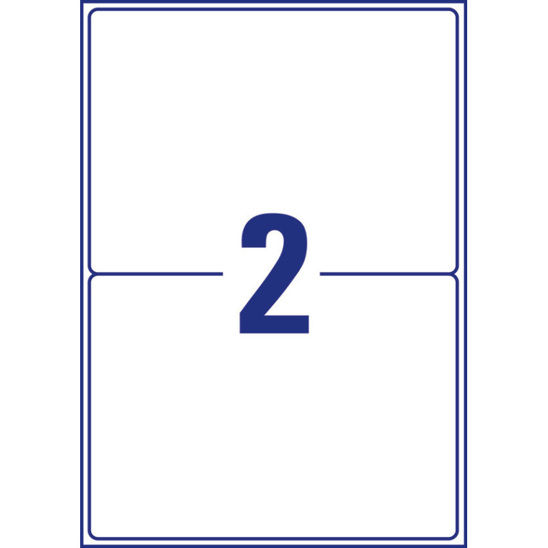 Etykiety kryjące wysyłkowe BlockOut 199,6x143,5mm L7168B-100 AVERY ZWECKFORM