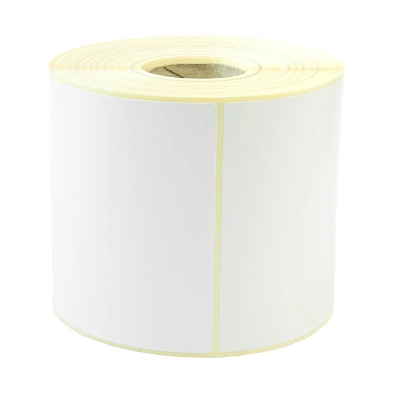 Etykieta termiczna na roli BULK 100x150mm (500szt) gilza 40mm eco/białe/zaokrąglone rogi