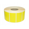 Etykieta polipropylenowa na roli 70x32mm (1000szt) żółta BULK gilza 40mm