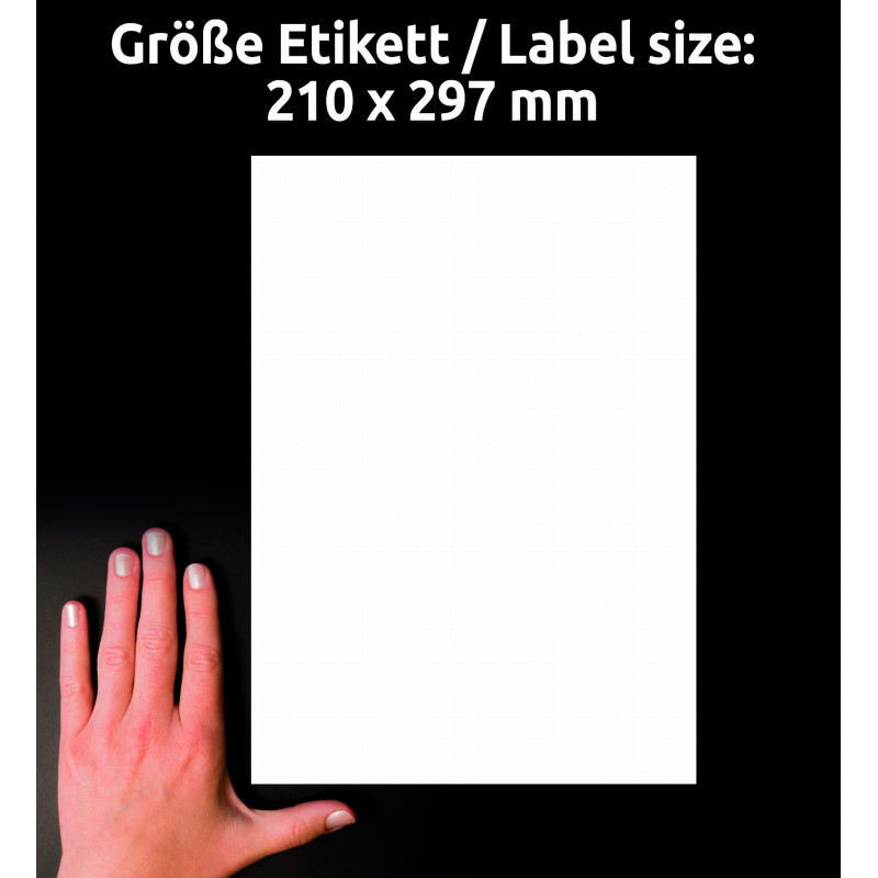 Etykiety A4 białe (50+15 arkuszy) 210x297mm 6603 ULTRA GRIP AVERY ZWECKFORM