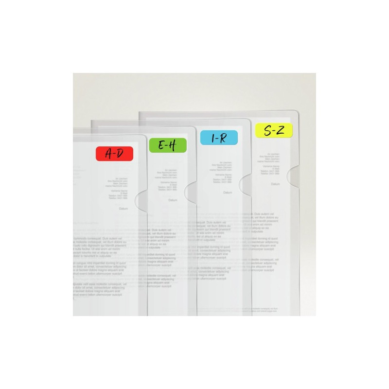 Etykieta w 5 kolorach 50x19mm (30 arkuszy  540 etykiet) do opisu ręcznego 51047 AVERY ZWECKFORM