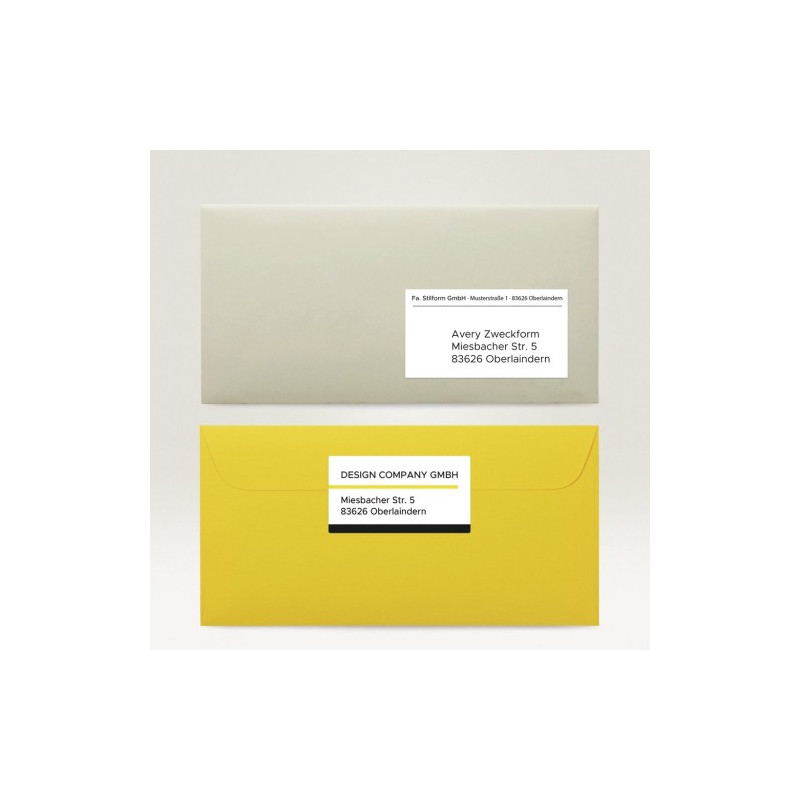 Etykiety adresowe białe 63,5x38,1mm (10 arkuszy  210 etykiet) J8160-10 AVERY ZWECKFORM